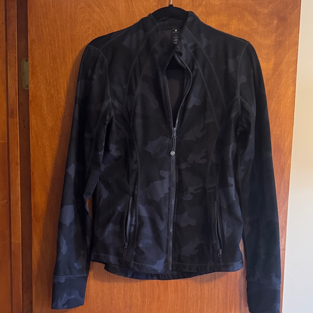 Women's Black Camouflage Jacket - Define Inspired
